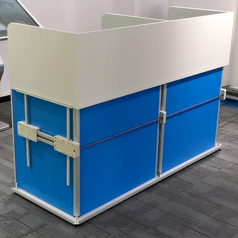 傳動桿及所有可動部分均隱藏于屏風內腔